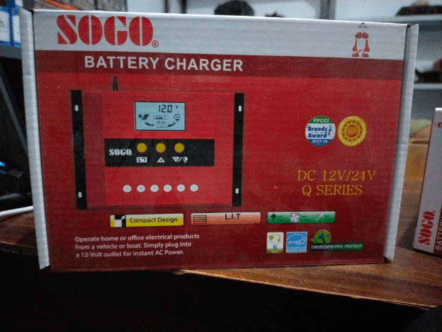 SOGO BATTERY CHARGER CONTROLAR 50A 12v&24v